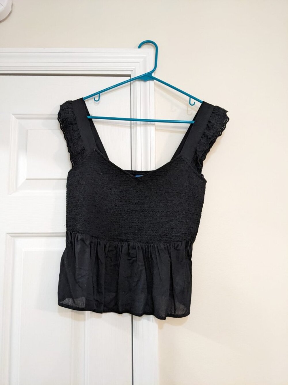 Black Old Navy Peplum